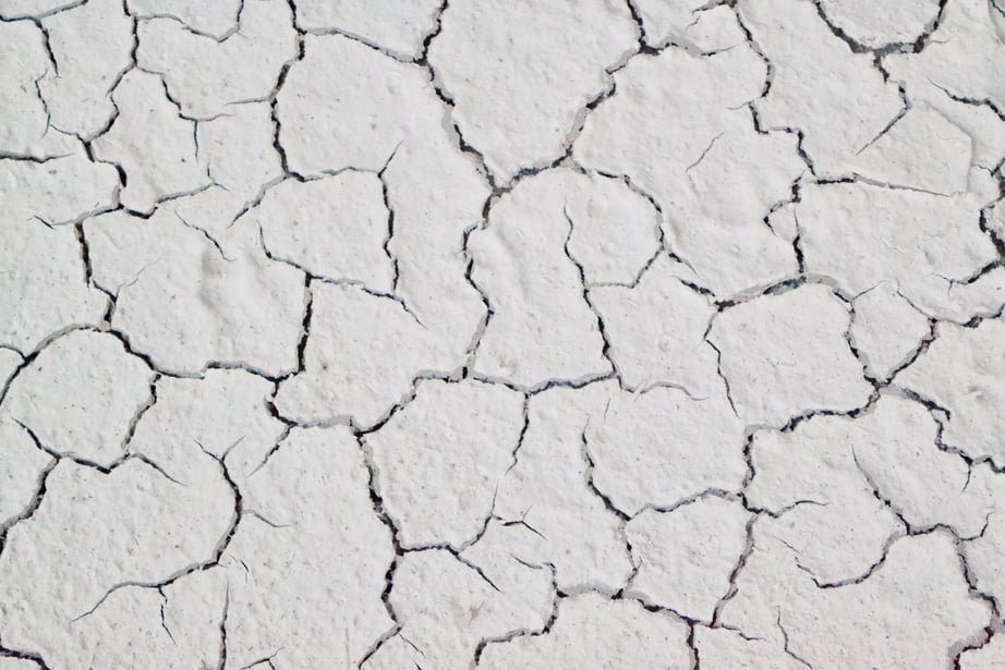 White Paint Cracks